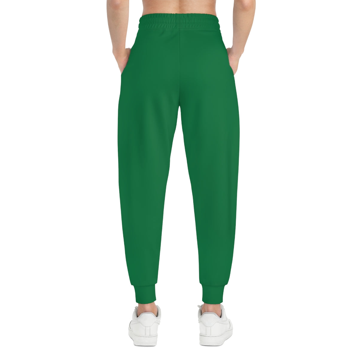 BIW Green/WHT Athletic Joggers