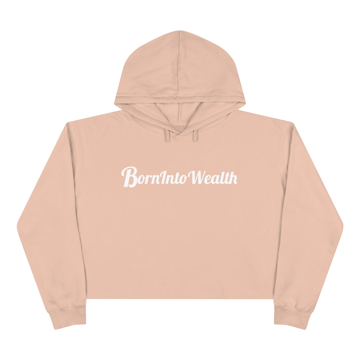 BIW Women's Crop Hoodie ( 3 Colors-Logo Back)