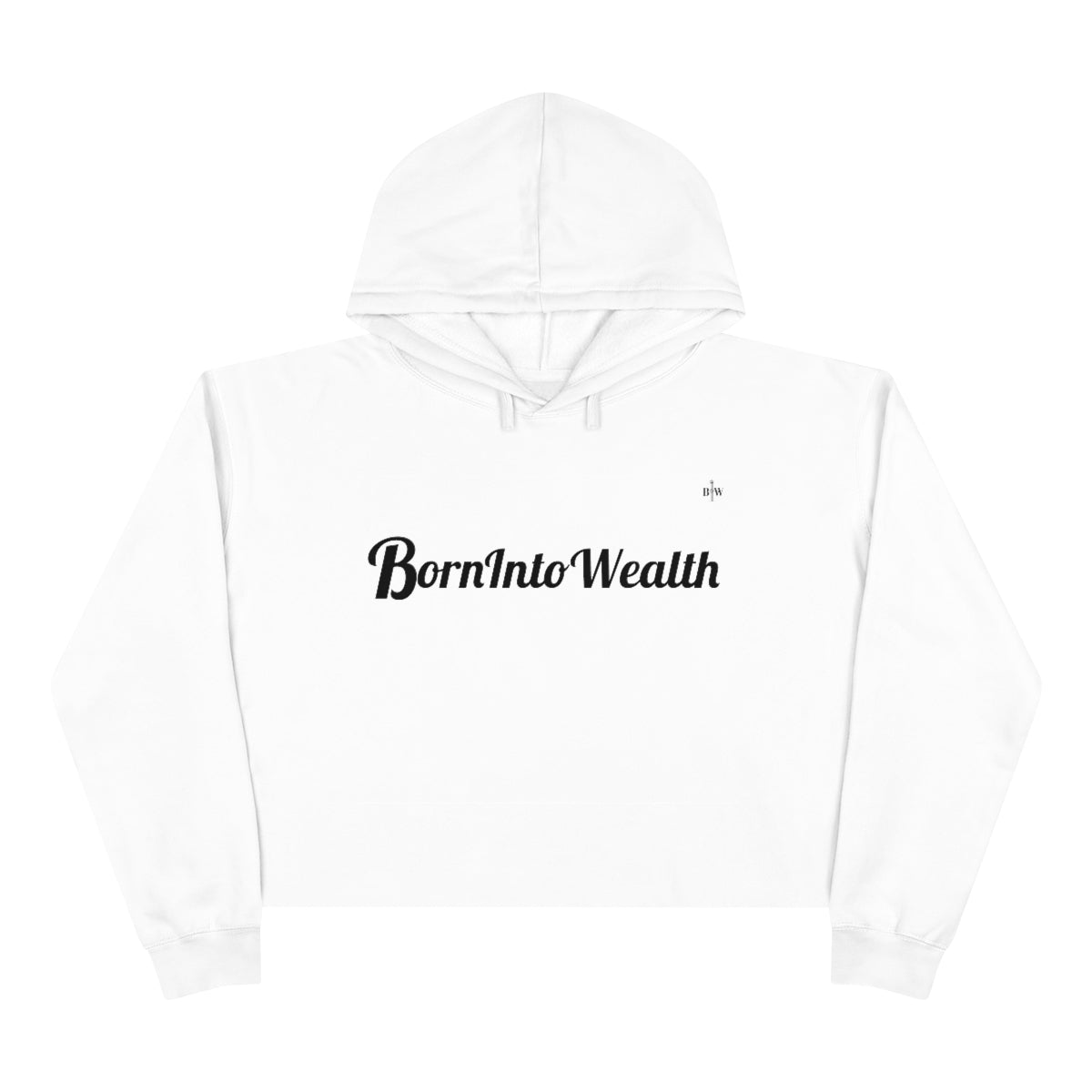 BIW Women's Crop Hoodie ( 3 Colors- Logo Front)