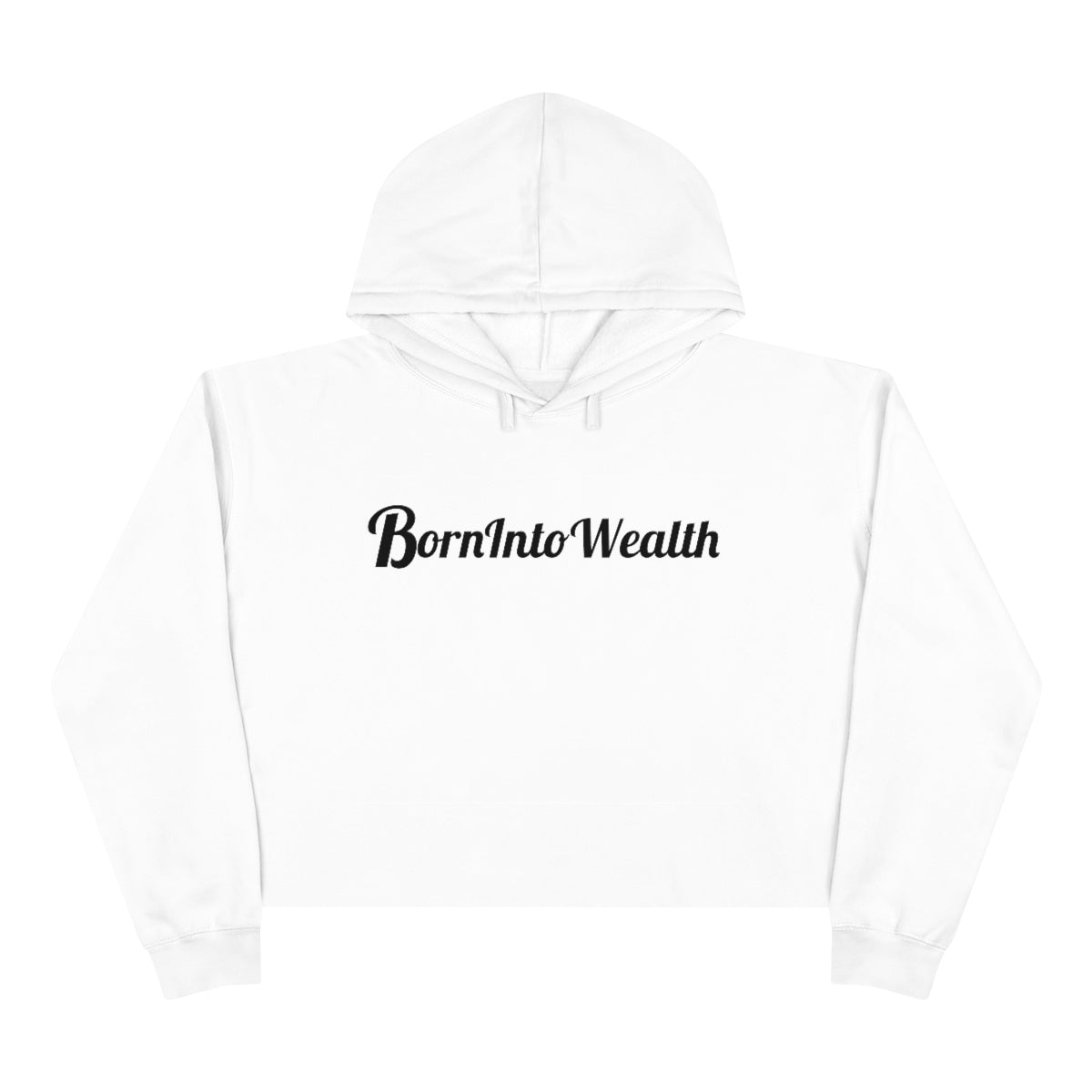 BIW Women's Crop Hoodie ( 3 Colors-Logo Back)