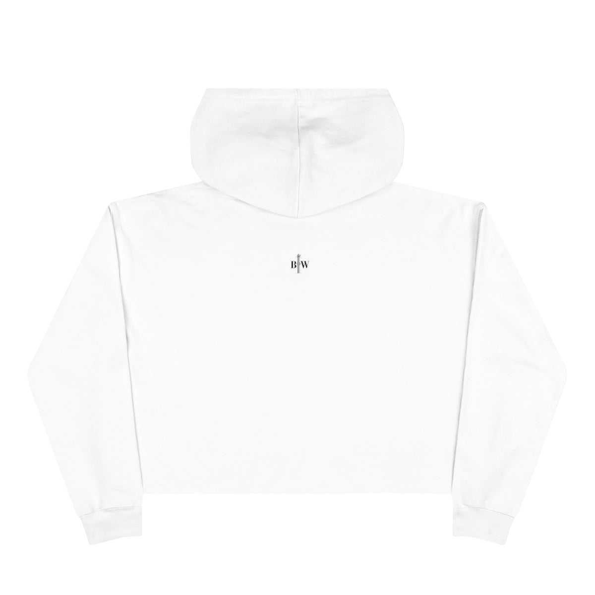 BIW Women's Crop Hoodie ( 3 Colors-Logo Back)